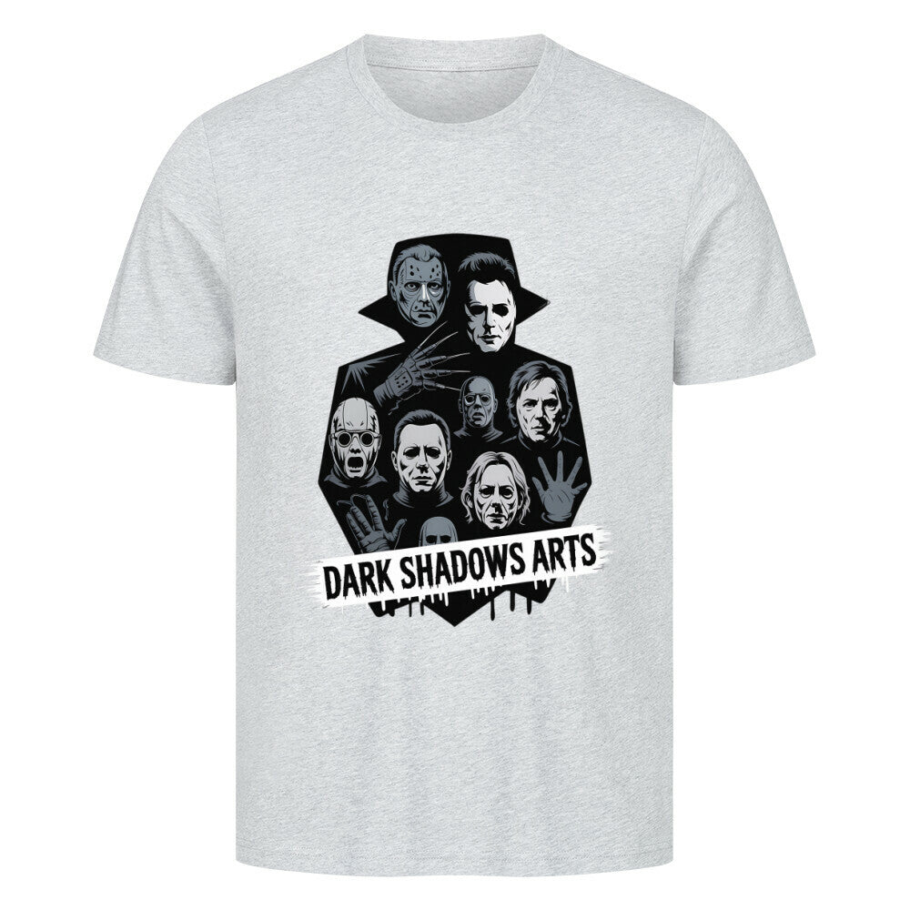 Screaming Shadows – Horrorfilm - Camouflage trifft Kult - Ikonen - HigherBlanks Premium T-Shirt | T-Shirt | Dark Shadows Arts