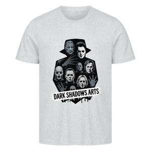 Screaming Shadows – Horrorfilm - Camouflage trifft Kult - Ikonen - HigherBlanks Premium T-Shirt | T-Shirt | Dark Shadows Arts