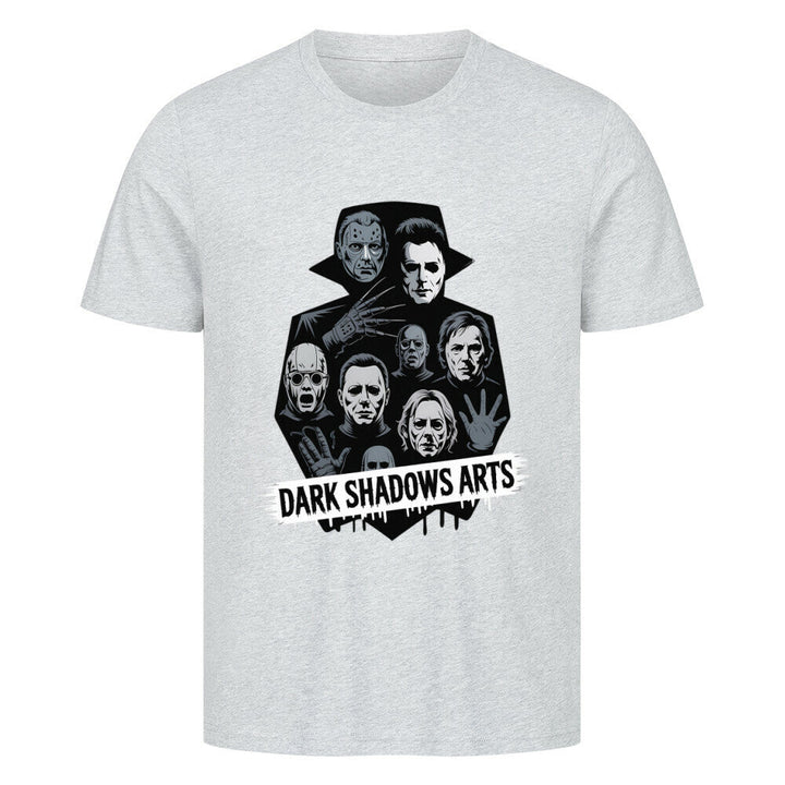 Screaming Shadows – Horrorfilm - Camouflage trifft Kult - Ikonen - HigherBlanks Premium T-Shirt | T-Shirt | Dark Shadows Arts
