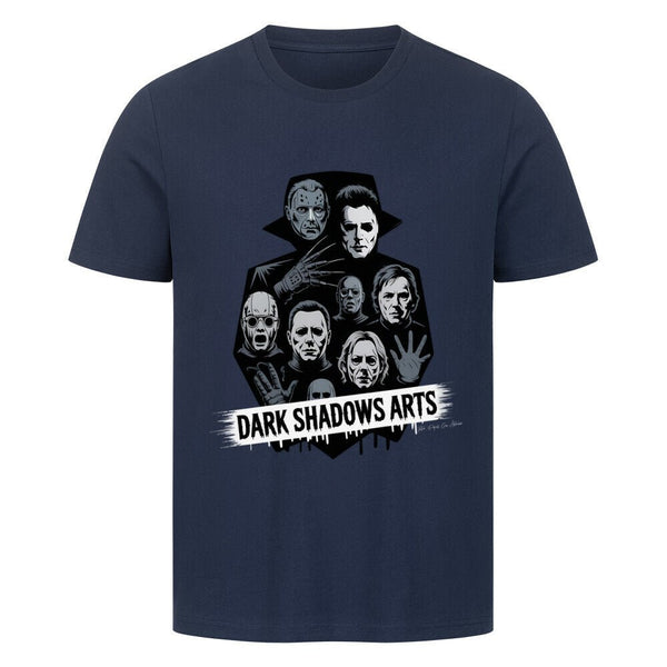 Screaming Shadows – Horrorfilm - Camouflage trifft Kult - Ikonen - HigherBlanks Premium T-Shirt | T-Shirt | Dark Shadows Arts