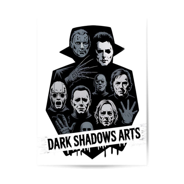Screaming Shadows – Horrorfilm - Camouflage trifft Kult - Ikonen - Poster 3:4 | Poster | Dark Shadows Arts