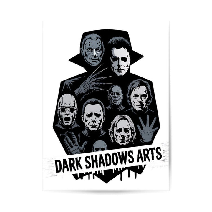 Screaming Shadows – Horrorfilm - Camouflage trifft Kult - Ikonen - Poster 3:4 | Poster | Dark Shadows Arts