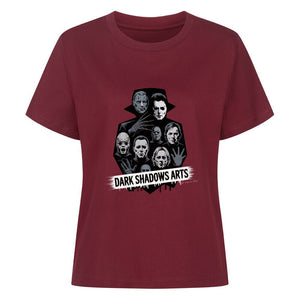Screaming Shadows – Horrorfilm - Camouflage trifft Kult - Ikonen - Premium Organic Shirt Women | T-Shirt | Dark Shadows Arts