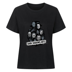 Screaming Shadows – Horrorfilm - Camouflage trifft Kult - Ikonen - Premium Organic Shirt Women | T-Shirt | Dark Shadows Arts