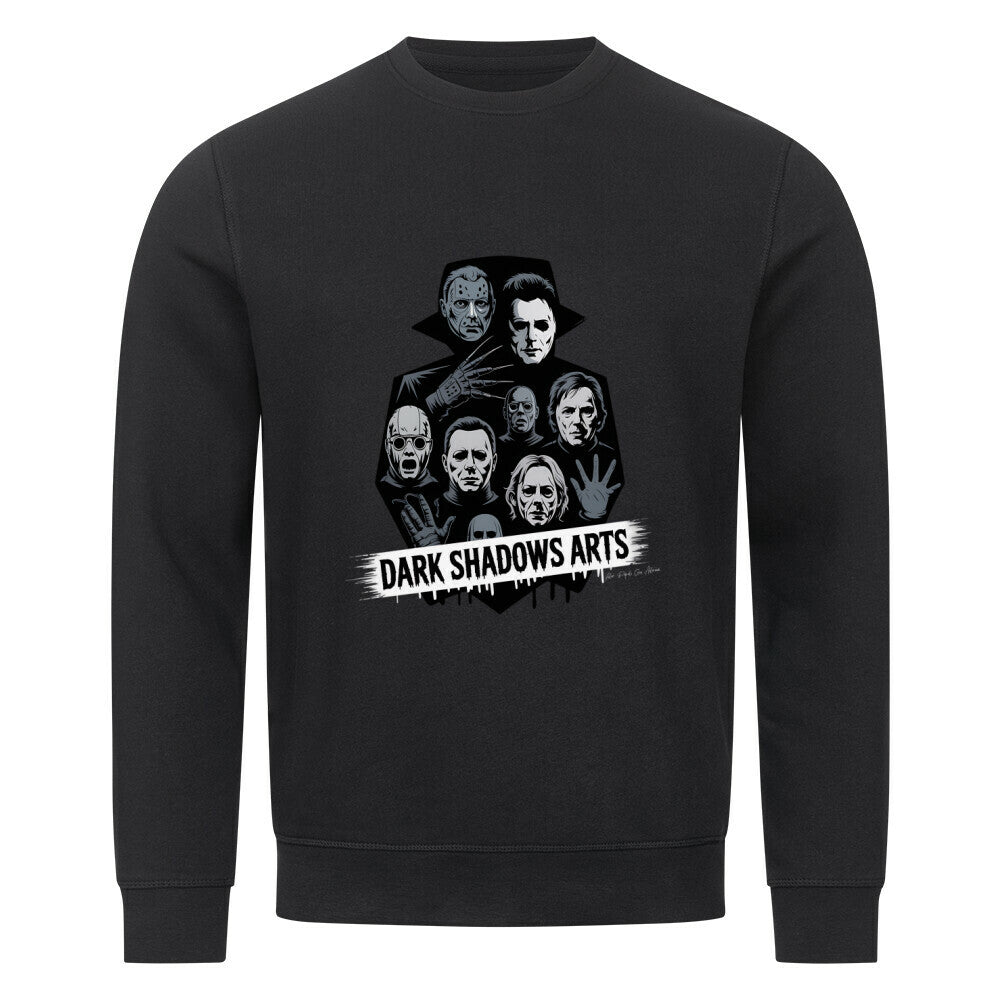 Screaming Shadows – Horrorfilm - Camouflage trifft Kult - Ikonen - Premium Organic Sweatshirt | Sweatshirt | Dark Shadows Arts
