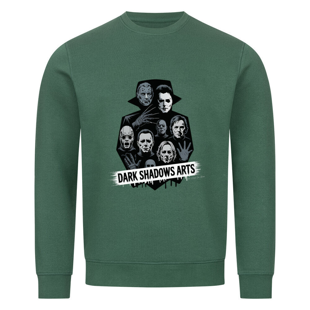 Screaming Shadows – Horrorfilm - Camouflage trifft Kult - Ikonen - Premium Organic Sweatshirt | Sweatshirt | Dark Shadows Arts