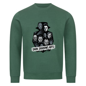 Screaming Shadows – Horrorfilm - Camouflage trifft Kult - Ikonen - Premium Organic Sweatshirt | Sweatshirt | Dark Shadows Arts