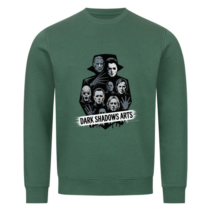 Screaming Shadows – Horrorfilm - Camouflage trifft Kult - Ikonen - Premium Organic Sweatshirt | Sweatshirt | Dark Shadows Arts