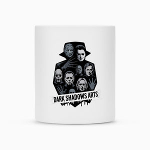 Screaming Shadows – Horrorfilm - Camouflage trifft Kult - Ikonen - Tasse | Mug | Dark Shadows Arts