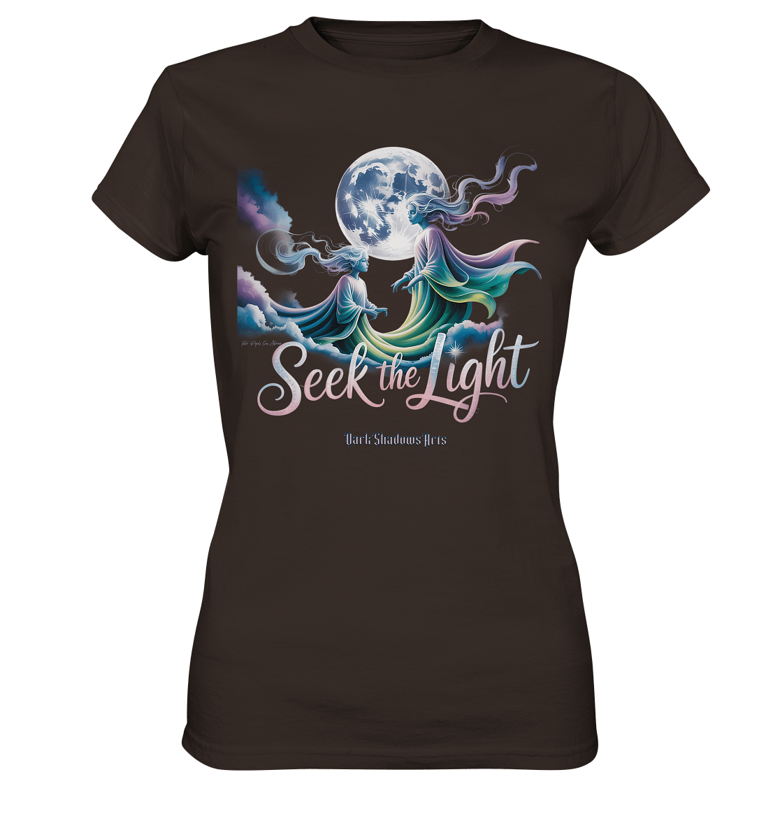 Seek the Light – Spiritueller Aufstieg & Kosmische Weisheit - Ladies Premium Shirt | Lady - Shirts | Dark Shadows Arts