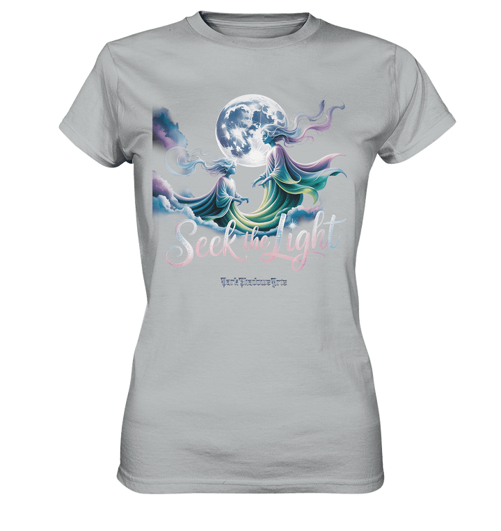 Seek the Light – Spiritueller Aufstieg & Kosmische Weisheit - Ladies Premium Shirt | Lady - Shirts | Dark Shadows Arts