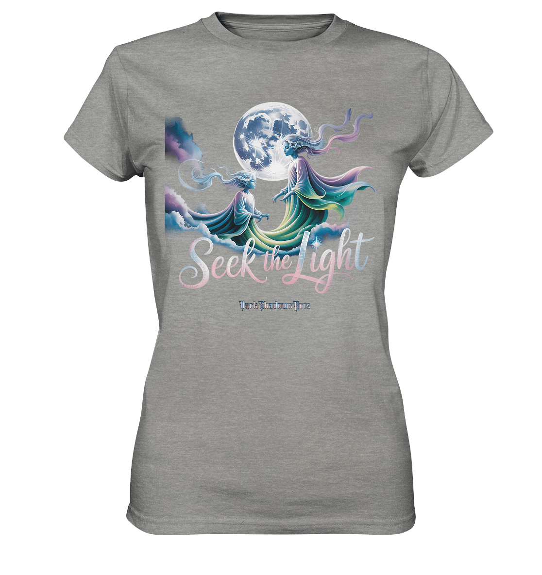 Seek the Light – Spiritueller Aufstieg & Kosmische Weisheit - Ladies Premium Shirt | Lady - Shirts | Dark Shadows Arts