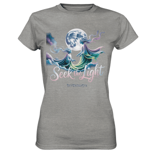 Seek the Light – Spiritueller Aufstieg & Kosmische Weisheit - Ladies Premium Shirt | Lady - Shirts | Dark Shadows Arts