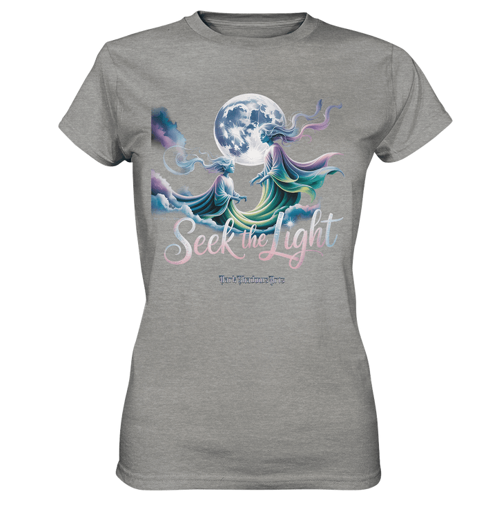 Seek the Light – Spiritueller Aufstieg & Kosmische Weisheit - Ladies Premium Shirt | Lady - Shirts | Dark Shadows Arts