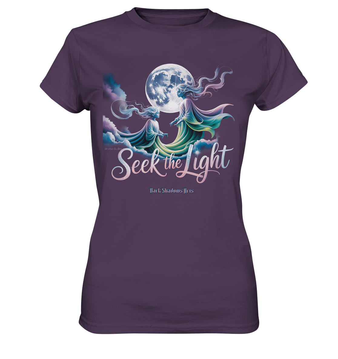 Seek the Light – Spiritueller Aufstieg & Kosmische Weisheit - Ladies Premium Shirt | Lady - Shirts | Dark Shadows Arts