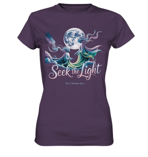 Seek the Light – Spiritueller Aufstieg & Kosmische Weisheit - Ladies Premium Shirt | Lady - Shirts | Dark Shadows Arts