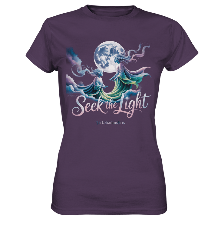 Seek the Light – Spiritueller Aufstieg & Kosmische Weisheit - Ladies Premium Shirt | Lady - Shirts | Dark Shadows Arts