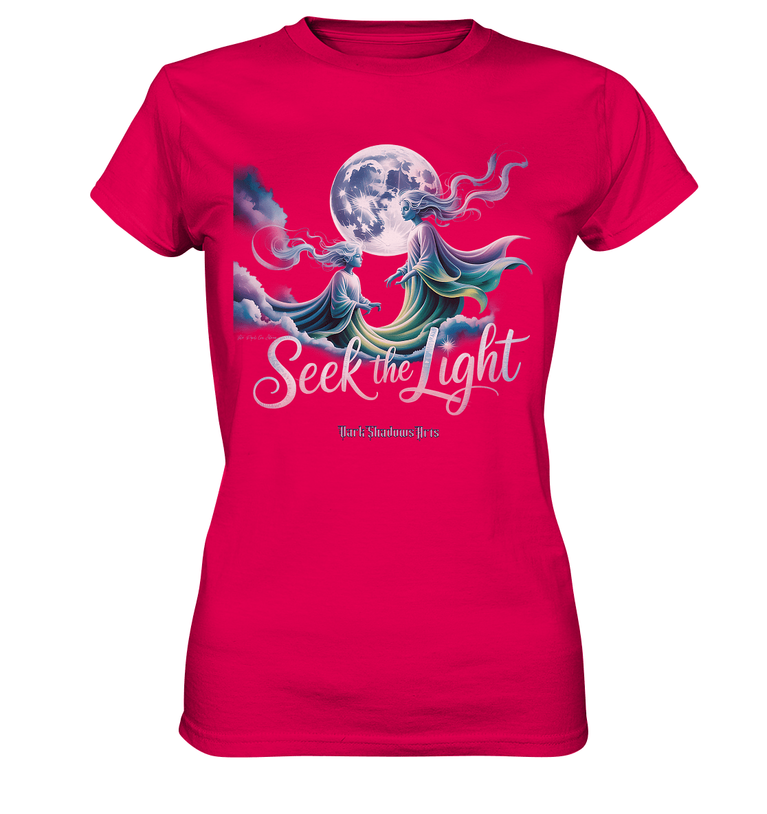 Seek the Light – Spiritueller Aufstieg & Kosmische Weisheit - Ladies Premium Shirt | Lady - Shirts | Dark Shadows Arts