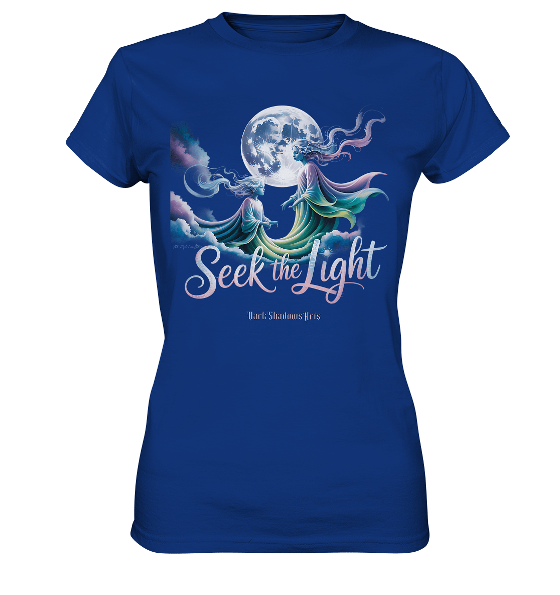 Seek the Light – Spiritueller Aufstieg & Kosmische Weisheit - Ladies Premium Shirt | Lady - Shirts | Dark Shadows Arts