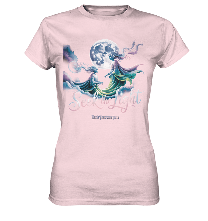 Seek the Light – Spiritueller Aufstieg & Kosmische Weisheit - Ladies Premium Shirt | Lady - Shirts | Dark Shadows Arts