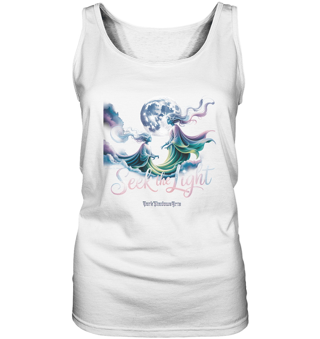 Seek the Light – Spiritueller Aufstieg & Kosmische Weisheit - Ladies Tank - Top | Tank - Tops | Dark Shadows Arts