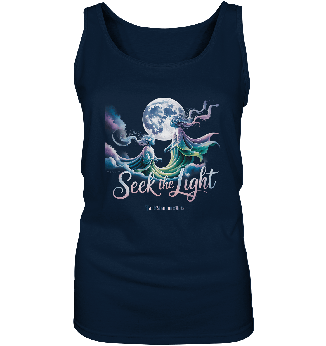 Seek the Light – Spiritueller Aufstieg & Kosmische Weisheit - Ladies Tank - Top | Tank - Tops | Dark Shadows Arts