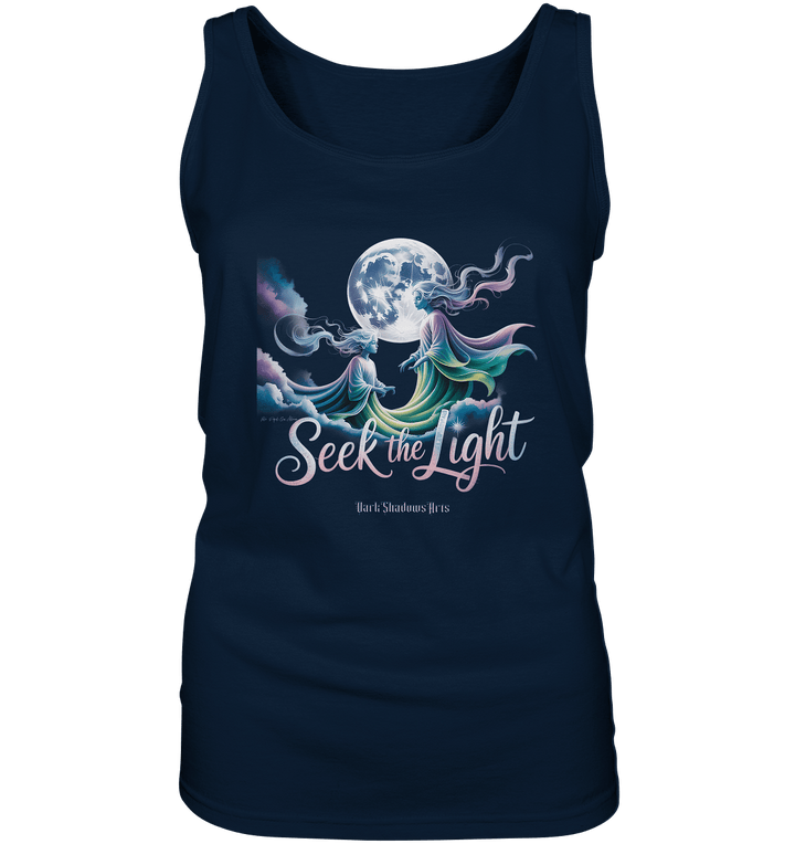 Seek the Light – Spiritueller Aufstieg & Kosmische Weisheit - Ladies Tank - Top | Tank - Tops | Dark Shadows Arts