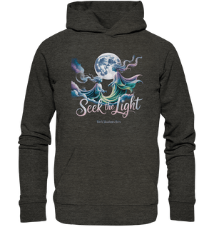 Seek the Light – Spiritueller Aufstieg & Kosmische Weisheit - Organic Hoodie | Hoodies | Dark Shadows Arts