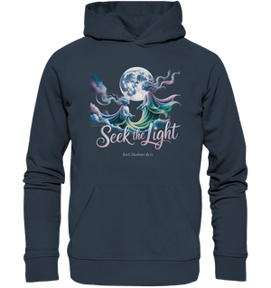 Seek the Light – Spiritueller Aufstieg & Kosmische Weisheit - Organic Hoodie | Hoodies | Dark Shadows Arts