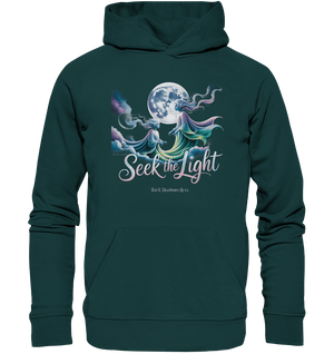 Seek the Light – Spiritueller Aufstieg & Kosmische Weisheit - Organic Hoodie | Hoodies | Dark Shadows Arts