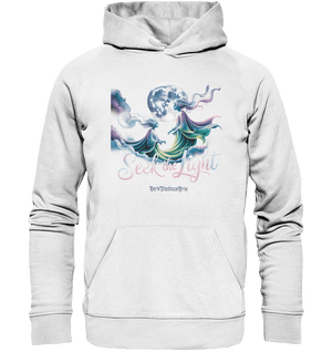 Seek the Light – Spiritueller Aufstieg & Kosmische Weisheit - Organic Hoodie | Hoodies | Dark Shadows Arts
