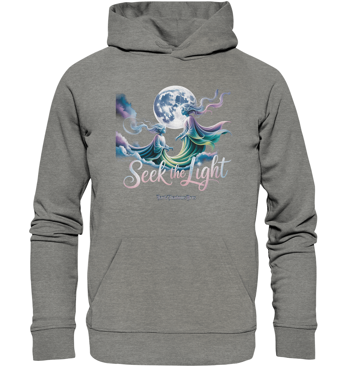 Seek the Light – Spiritueller Aufstieg & Kosmische Weisheit - Organic Hoodie | Hoodies | Dark Shadows Arts