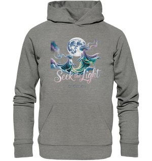 Seek the Light – Spiritueller Aufstieg & Kosmische Weisheit - Organic Hoodie | Hoodies | Dark Shadows Arts