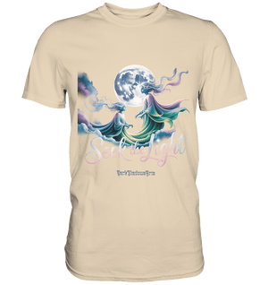 Seek the Light – Spiritueller Aufstieg & Kosmische Weisheit - Premium Shirt | Unisex - Shirts | Dark Shadows Arts