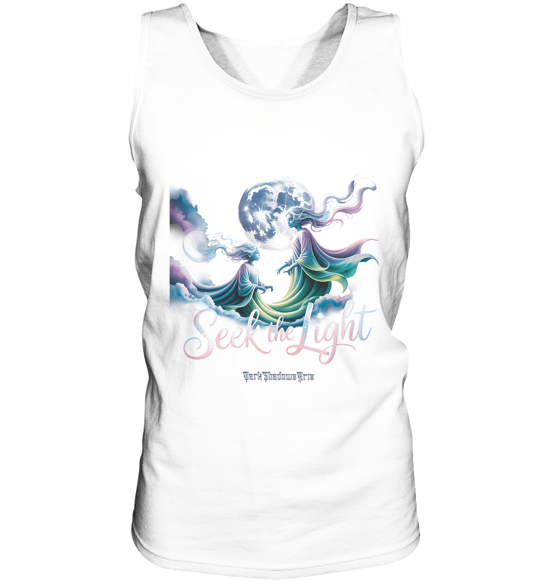 Seek the Light – Spiritueller Aufstieg & Kosmische Weisheit - Relaxed Tank Top | Tank - Tops | Dark Shadows Arts