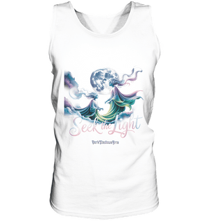 Seek the Light – Spiritueller Aufstieg & Kosmische Weisheit - Relaxed Tank Top | Tank - Tops | Dark Shadows Arts