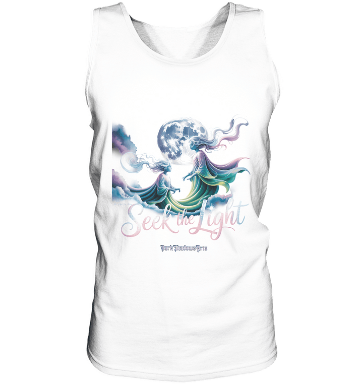 Seek the Light – Spiritueller Aufstieg & Kosmische Weisheit - Relaxed Tank Top | Tank - Tops | Dark Shadows Arts