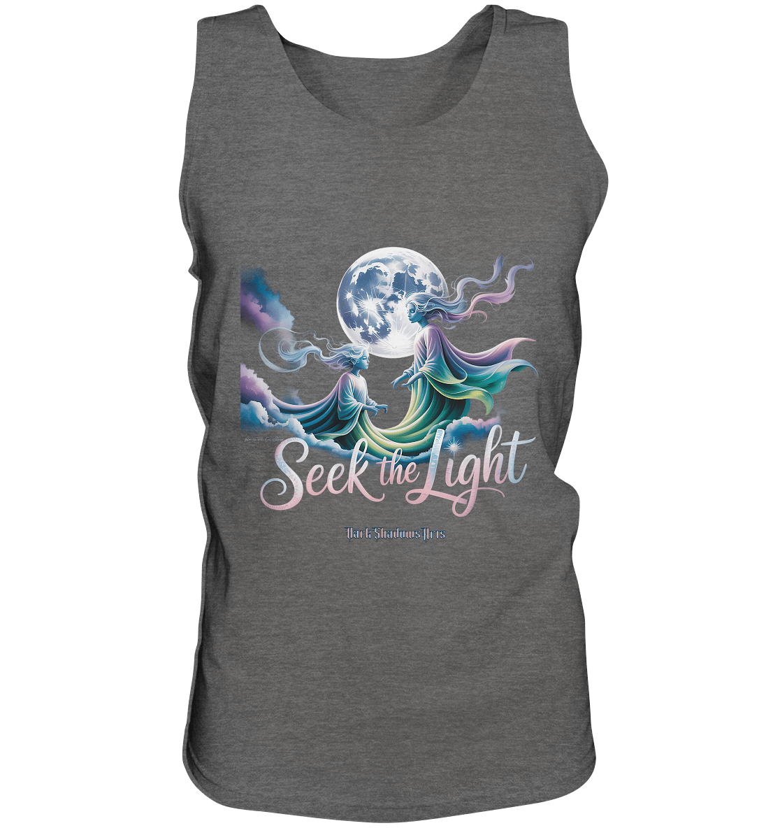 Seek the Light – Spiritueller Aufstieg & Kosmische Weisheit - Relaxed Tank Top | Tank - Tops | Dark Shadows Arts