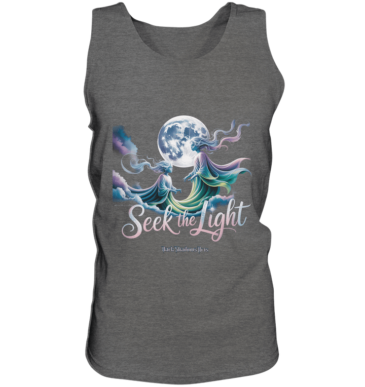 Seek the Light – Spiritueller Aufstieg & Kosmische Weisheit - Relaxed Tank Top | Tank - Tops | Dark Shadows Arts