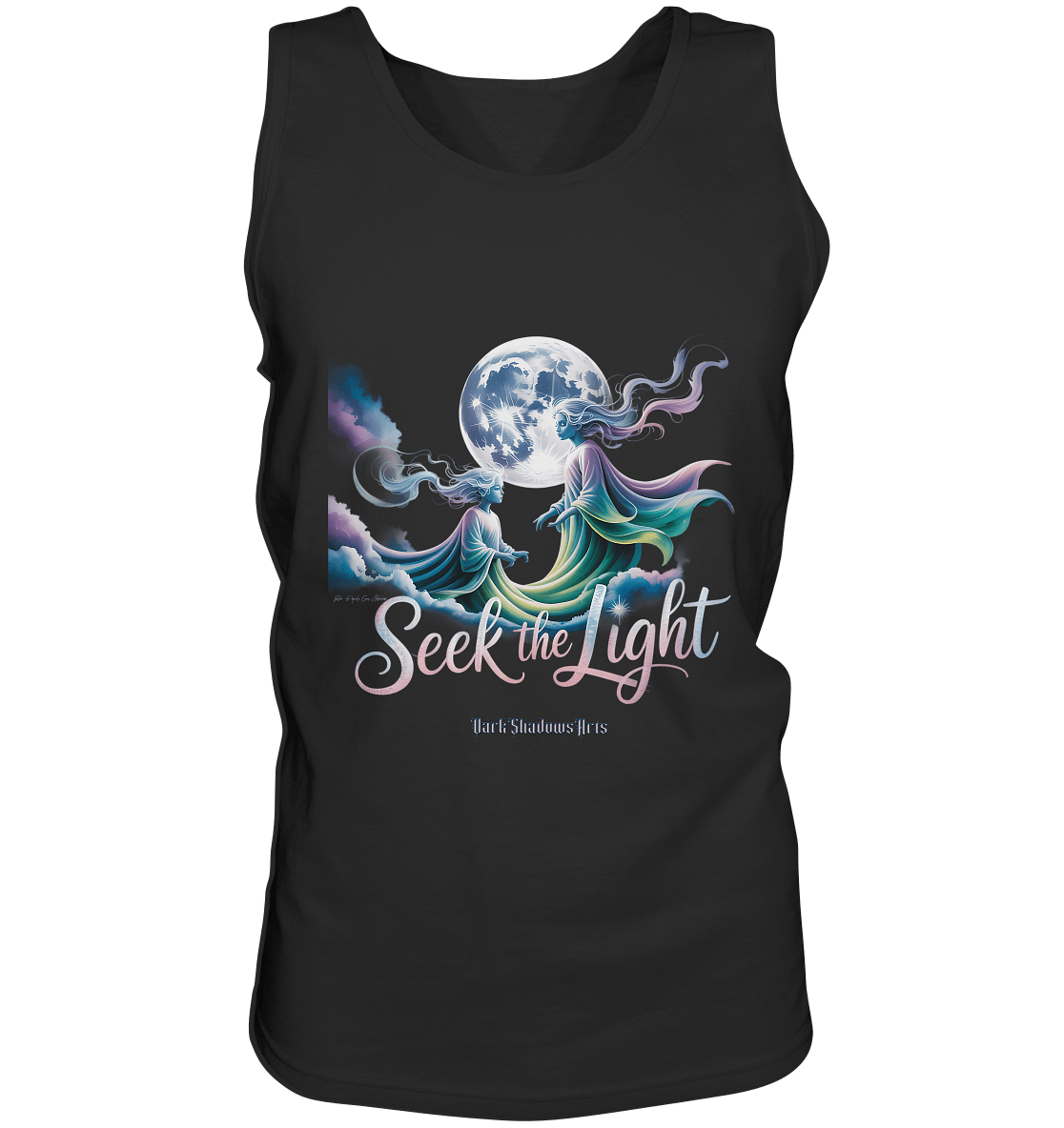 Seek the Light – Spiritueller Aufstieg & Kosmische Weisheit - Relaxed Tank Top | Tank - Tops | Dark Shadows Arts