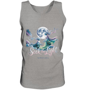 Seek the Light – Spiritueller Aufstieg & Kosmische Weisheit - Relaxed Tank Top | Tank - Tops | Dark Shadows Arts