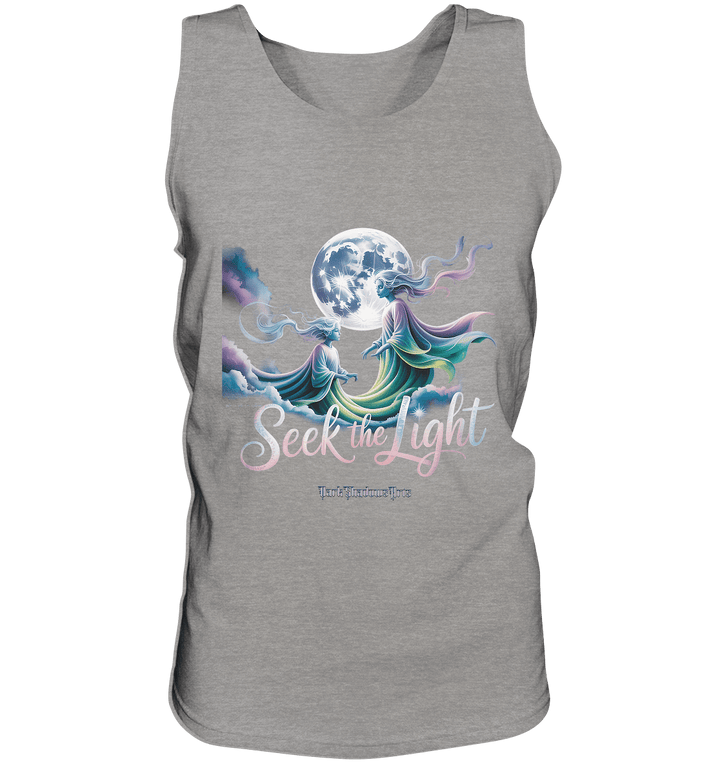 Seek the Light – Spiritueller Aufstieg & Kosmische Weisheit - Relaxed Tank Top | Tank - Tops | Dark Shadows Arts