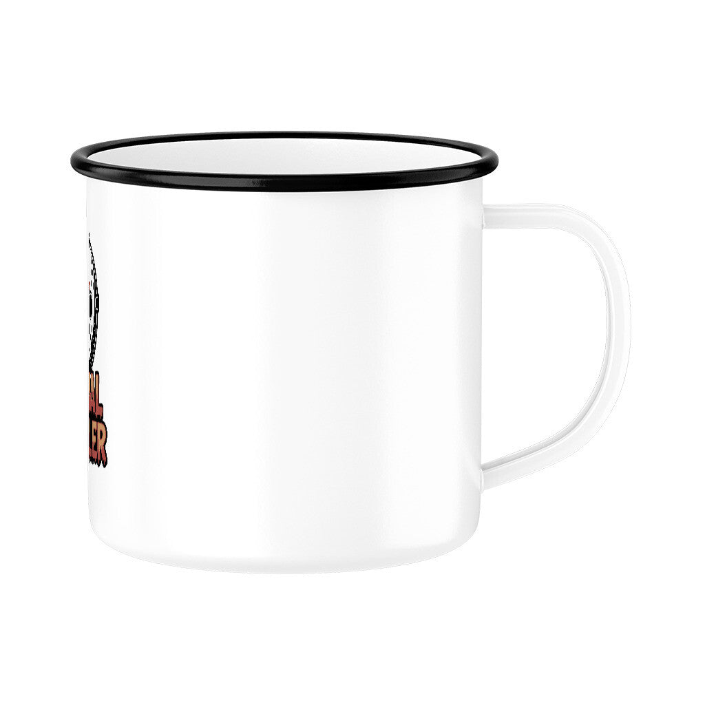Serial Griller - Emaille Tasse | Mug | Dark Shadows Arts
