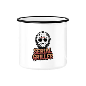 Serial Griller - Emaille Tasse | Mug | Dark Shadows Arts