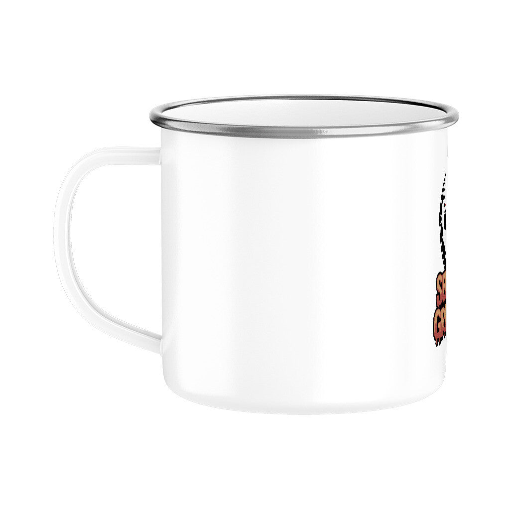 Serial Griller - Emaille Tasse | Mug | Dark Shadows Arts