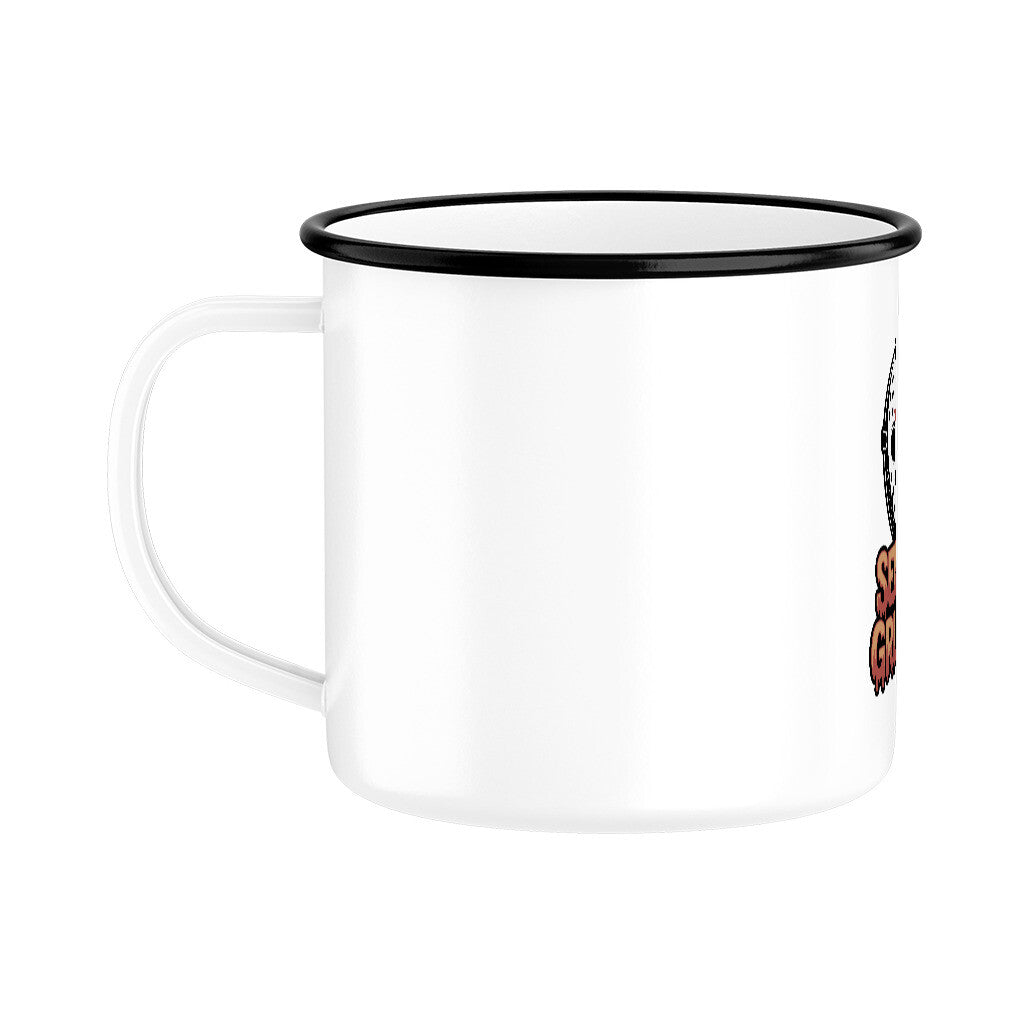 Serial Griller - Emaille Tasse | Mug | Dark Shadows Arts