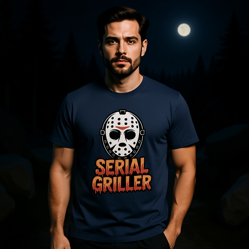 Serial Griller - HigherBlanks Premium T-Shirt | T-Shirt | Dark Shadows Arts