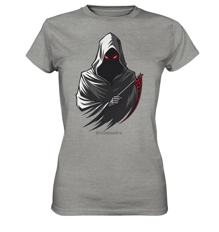 Shadow Reaper Hooded Harbinger - Ladies Premium Shirt | Lady - Shirts | Dark Shadows Arts