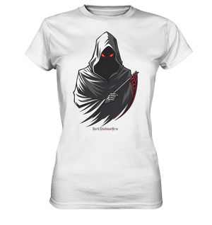 Shadow Reaper Hooded Harbinger - Ladies Premium Shirt | Lady - Shirts | Dark Shadows Arts