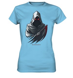 Shadow Reaper Hooded Harbinger - Ladies Premium Shirt | Lady - Shirts | Dark Shadows Arts